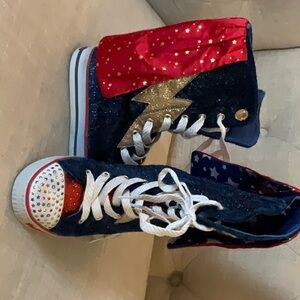 Skechers, size 3, blue